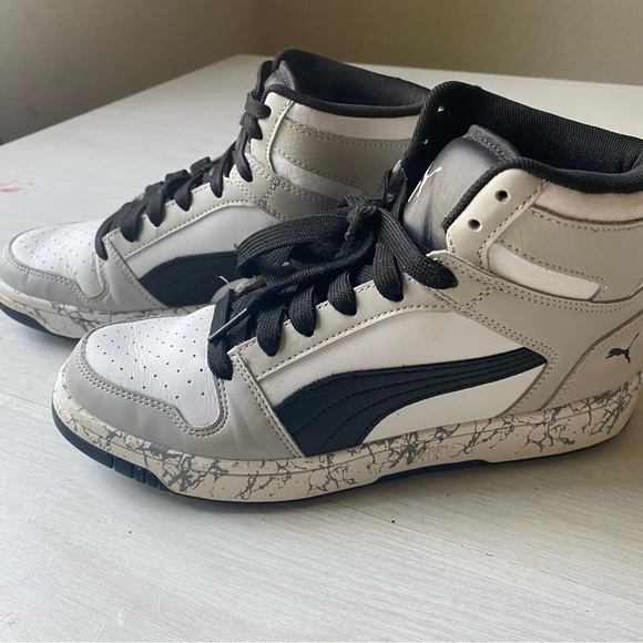 Puma Kids' Rebound Layup High Top Sneaker Big Kid Size 7 7C - Picture 6 of 9